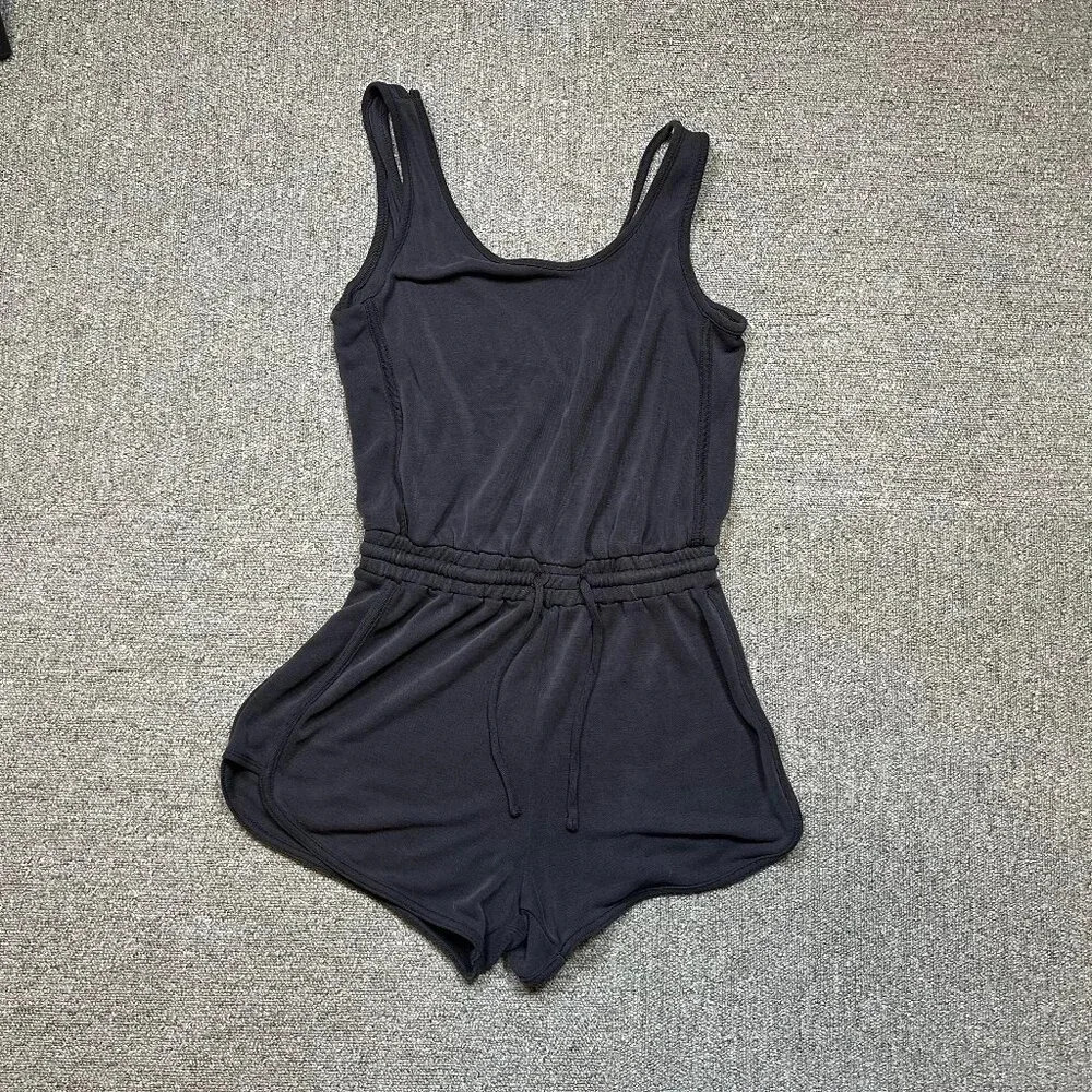 Athleta Black Sleeveless Jumpsuit